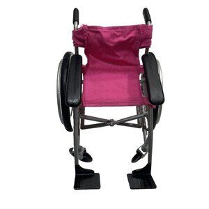 OUR GENERATION Doll Accessory Wheelchair Medical‎ Toy 1-Piece Plastic Pink Santa